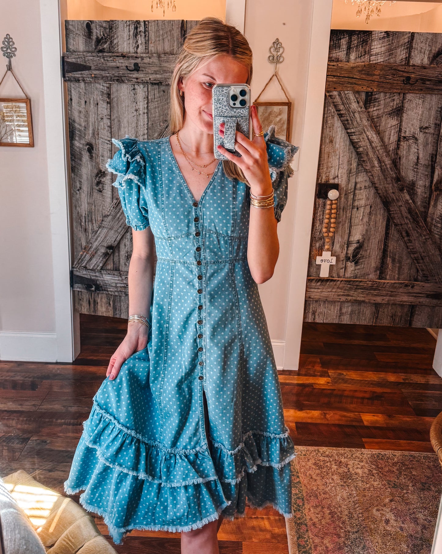 Polka Dot Daydream Midi