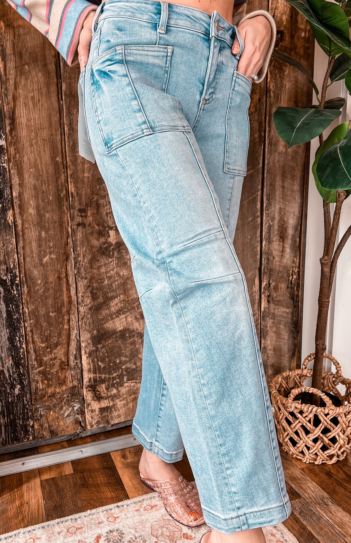 Slouchy Ankle Boyfriend Jeans