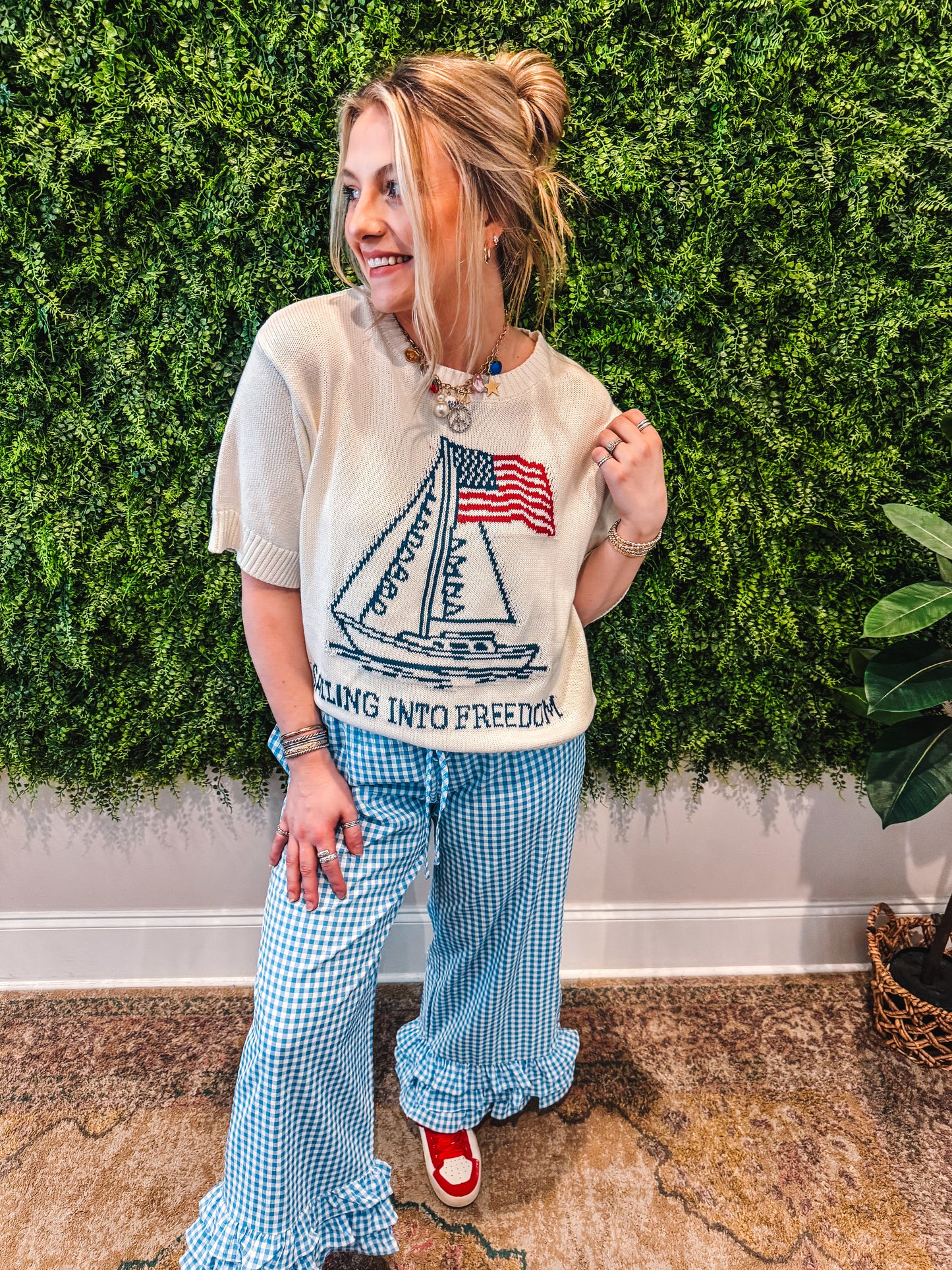 Sail Away USA Sweater