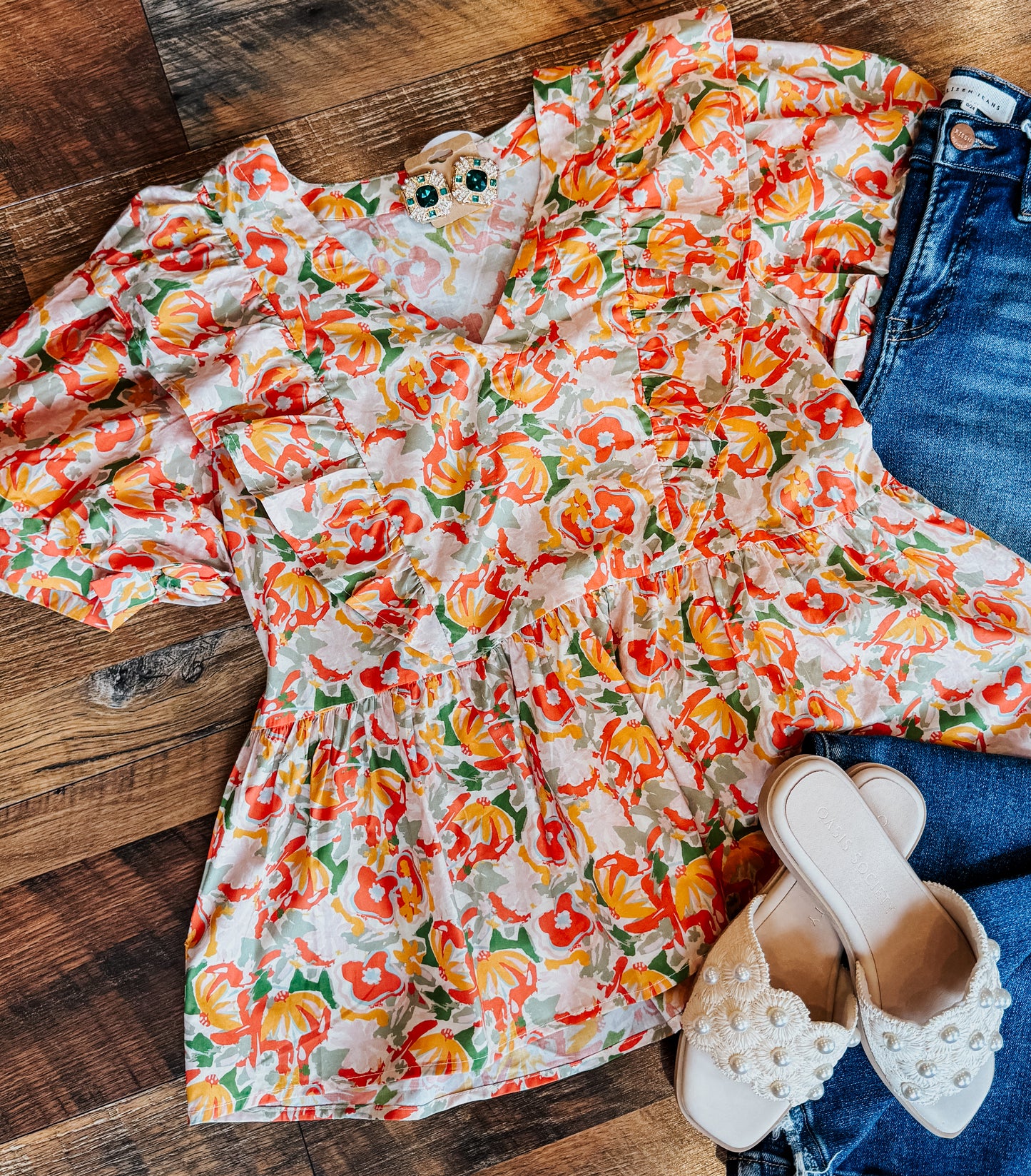 The Petal Kiss Peplum Top