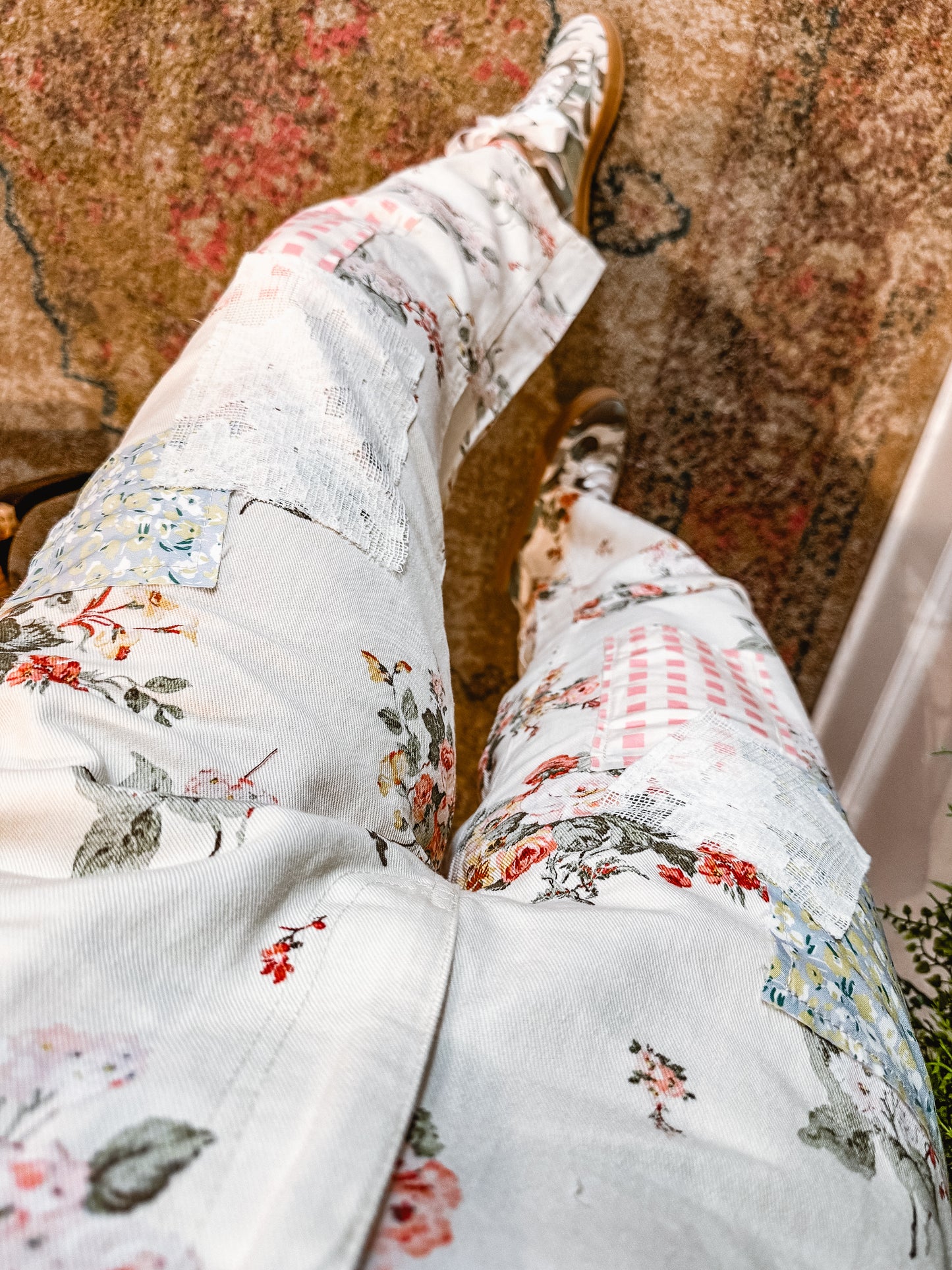 Petals & Patchwork Pants 🌼