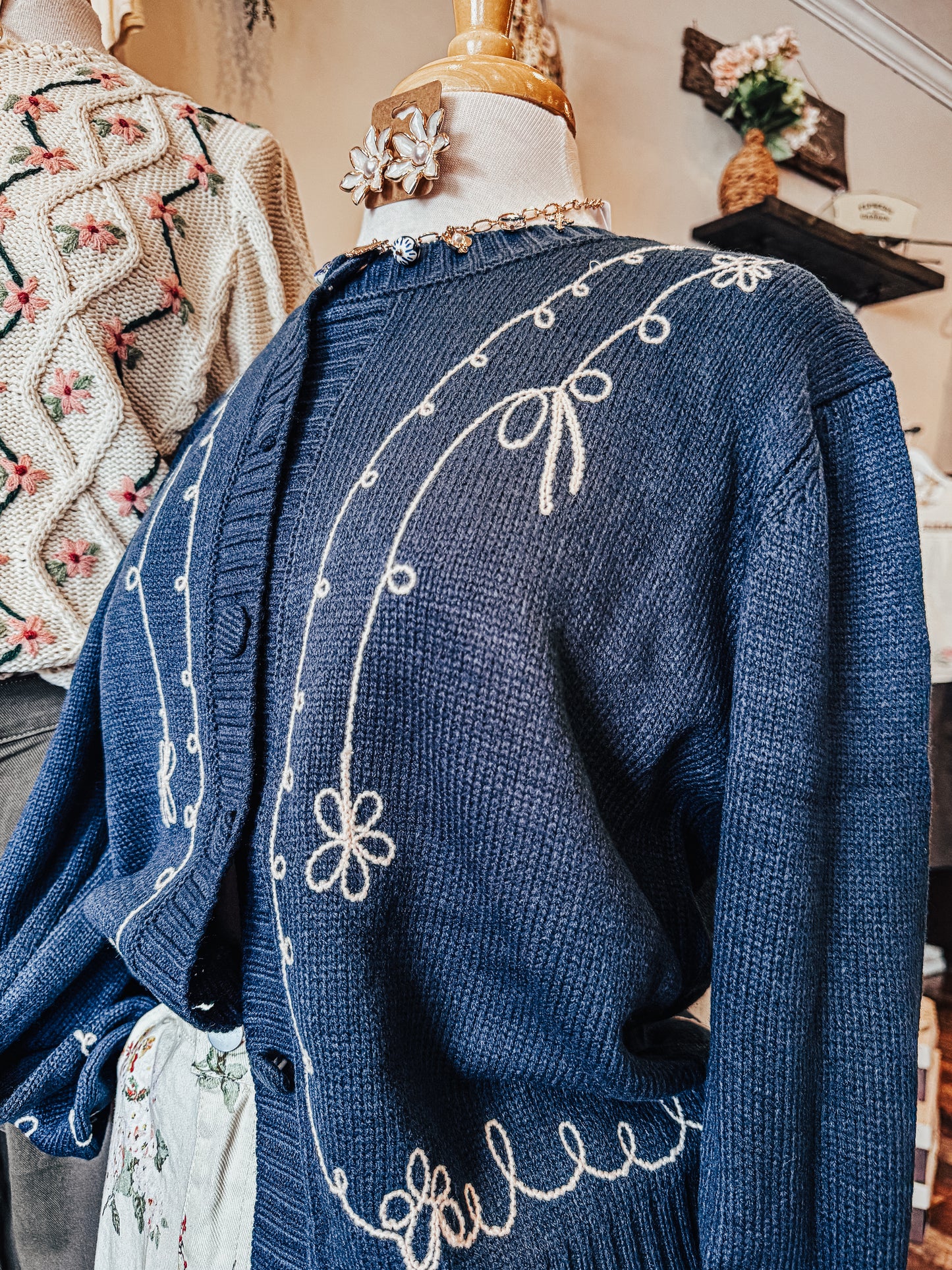 Midnight Meadow Cardigan 🪻