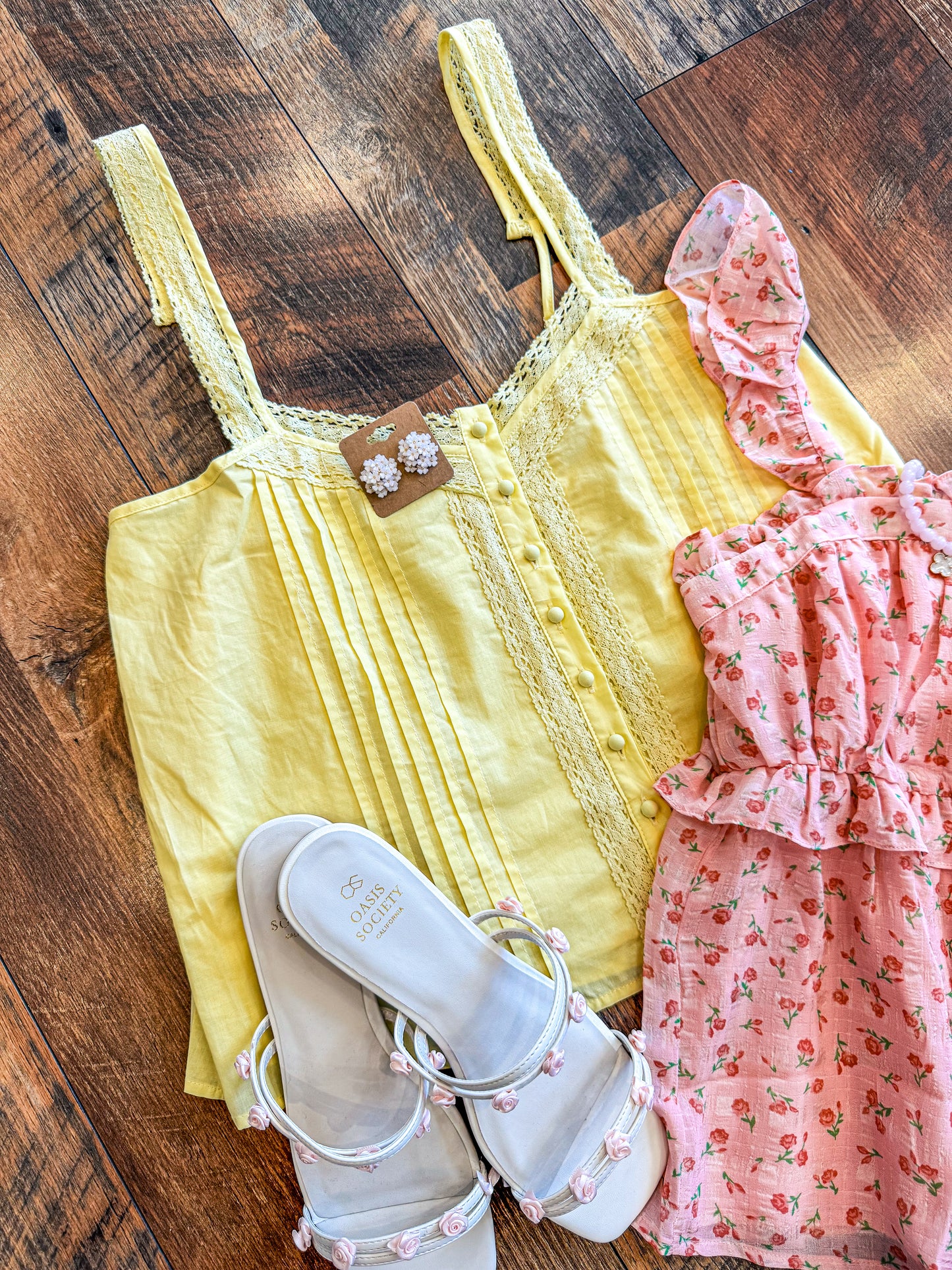 Cotton Lace Tank