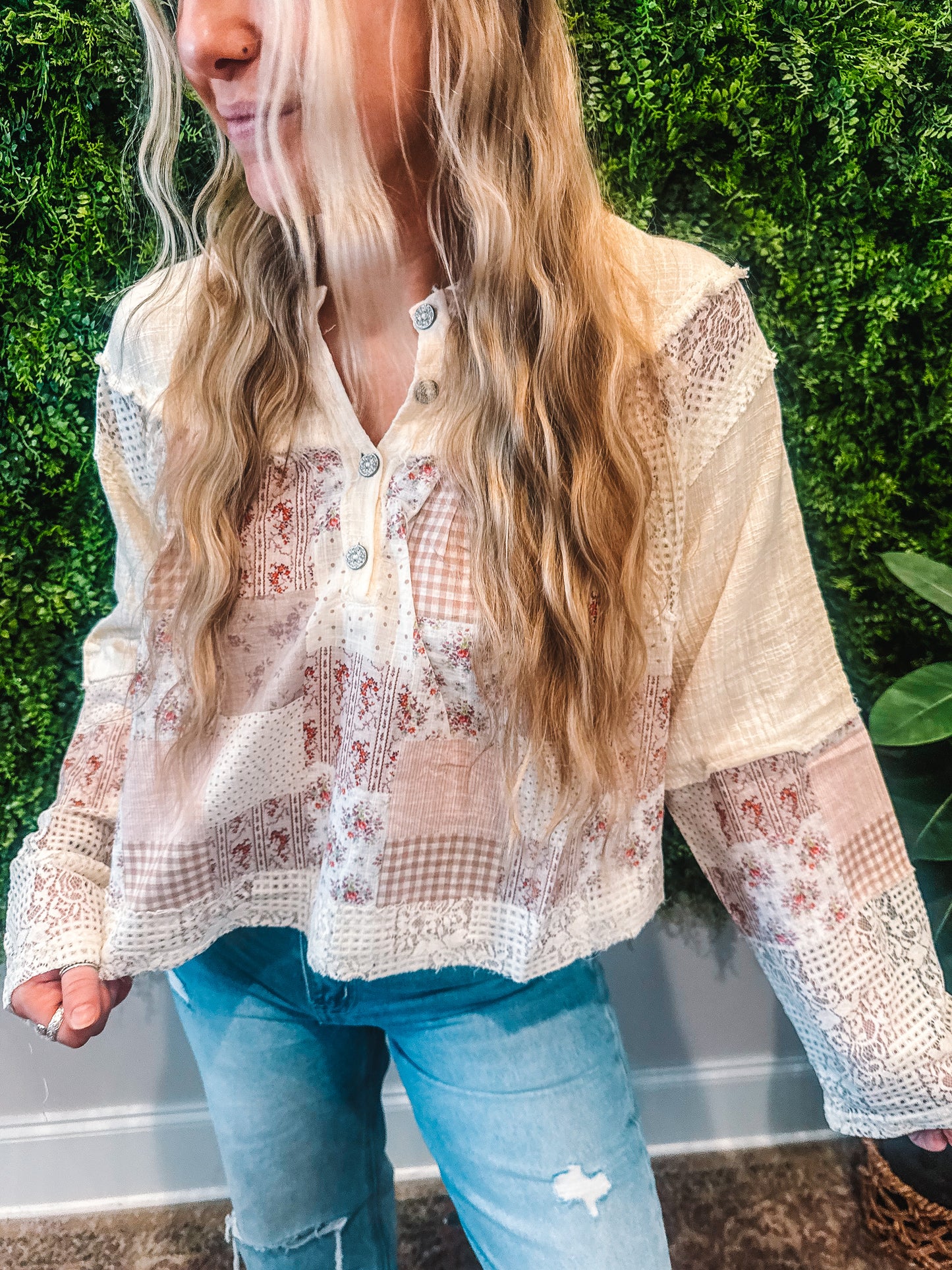 Cottage Rose Top