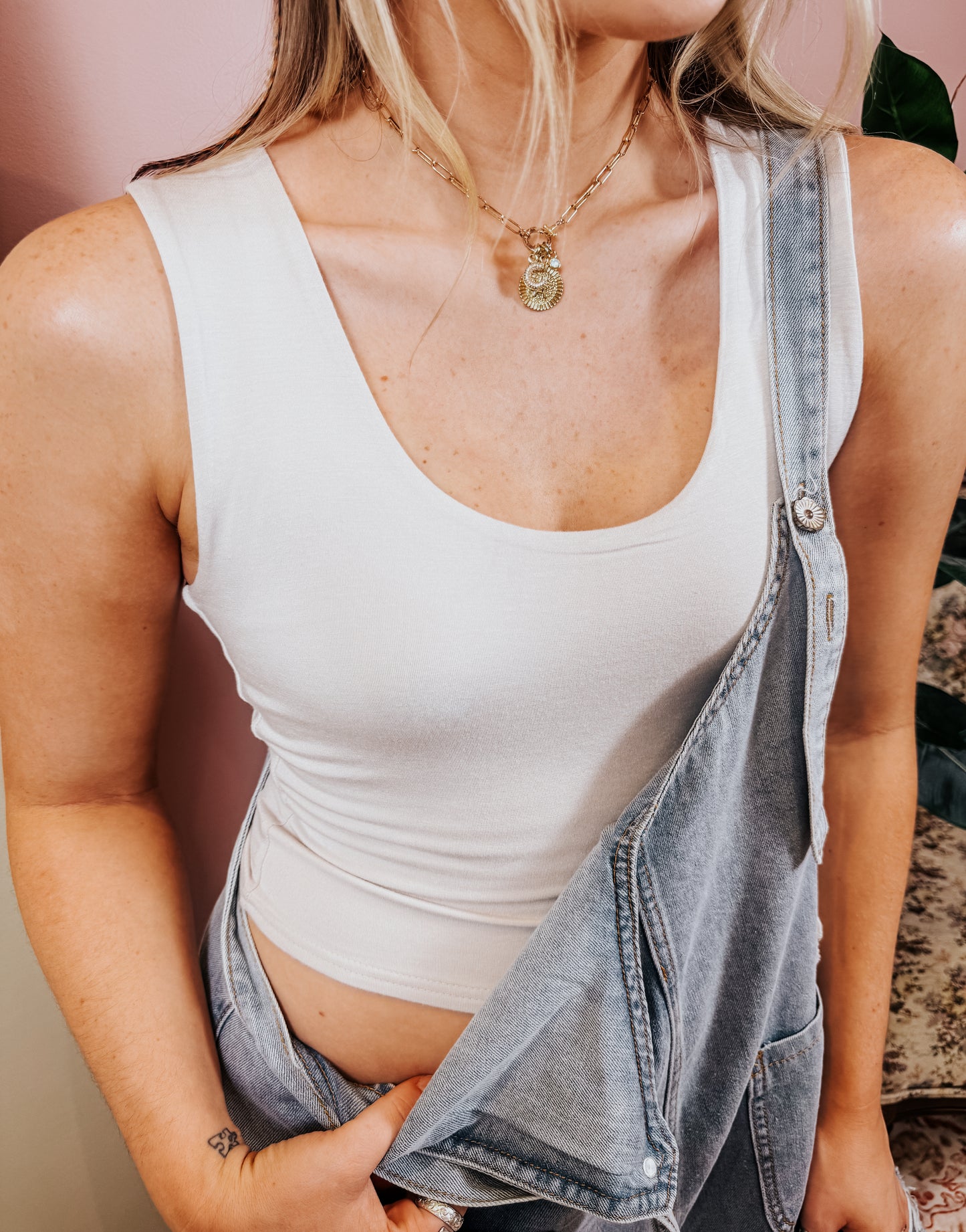 Cropped Layering Tank