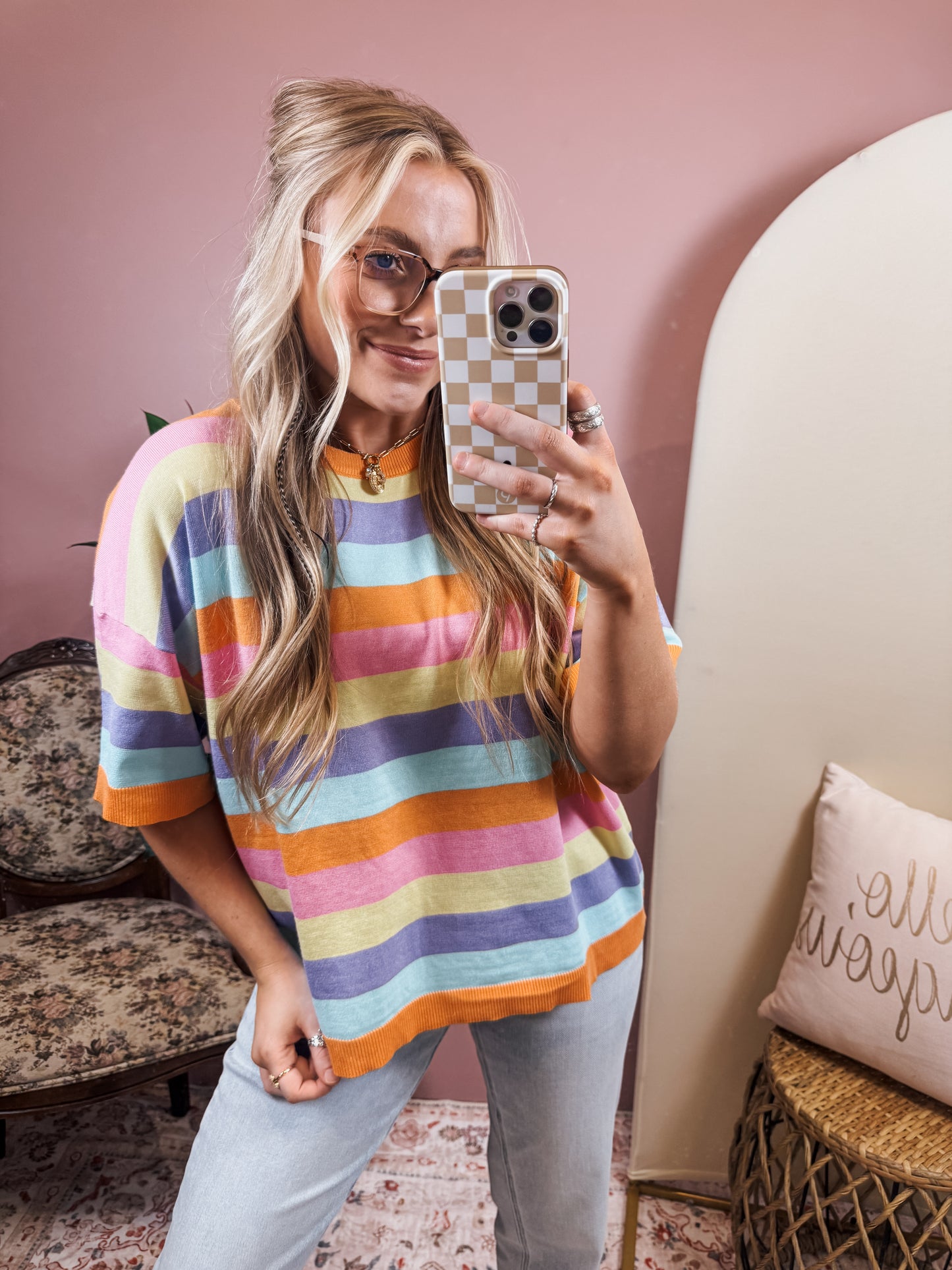 Colorful Stripe Sweater