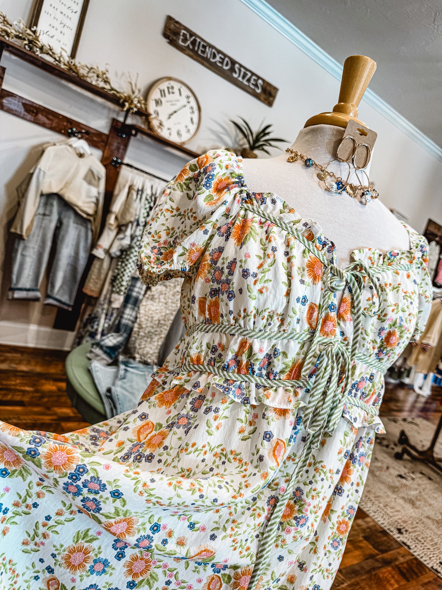 Curvy Countryside Charm Midi