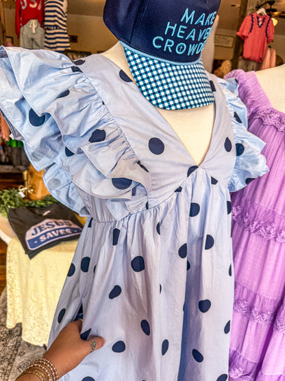 Polka Dot Ruffle Dress