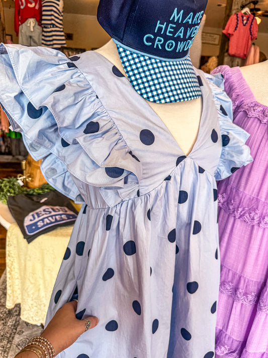 Polka Dot Ruffle Dress