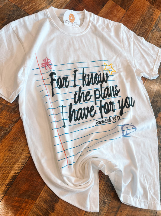 Jeremiah 29:11 Tee ✨