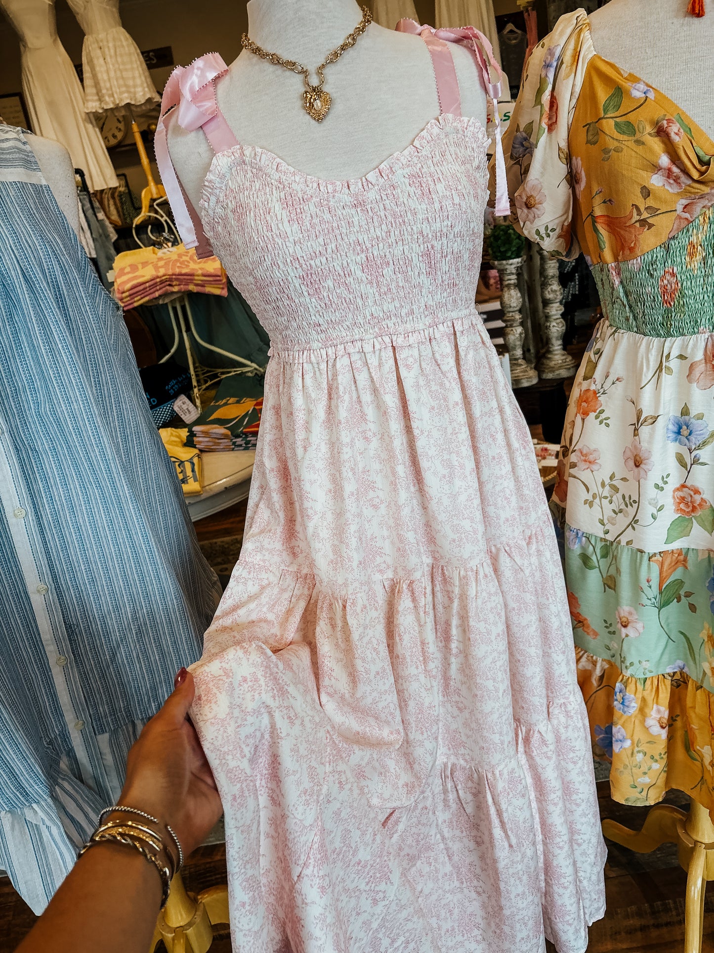 The Curvy Bloom Empire Maxi