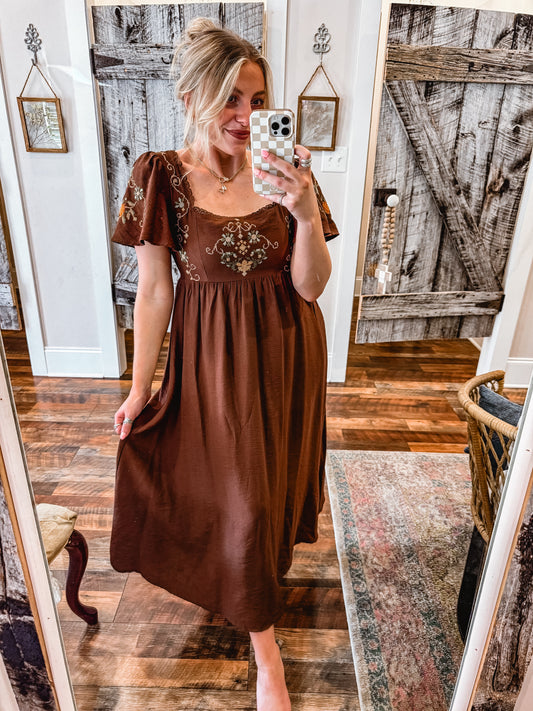 Woodland Whimsy Midi Dress