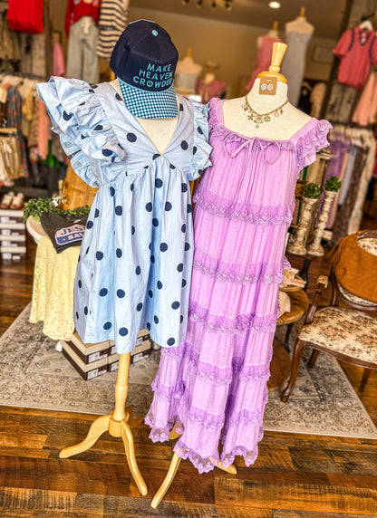 Polka Dot Ruffle Dress