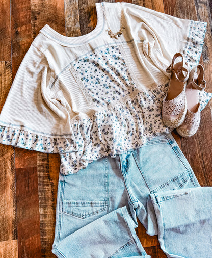 Bluebell Breeze Top 🌾