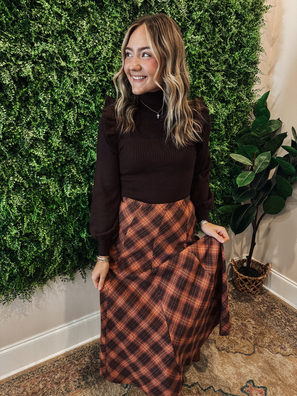 Autumn Stroll Maxi Skirt