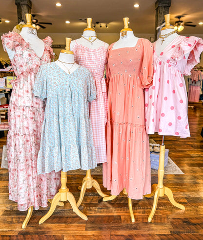 Flower Embroidered Maxi Dress