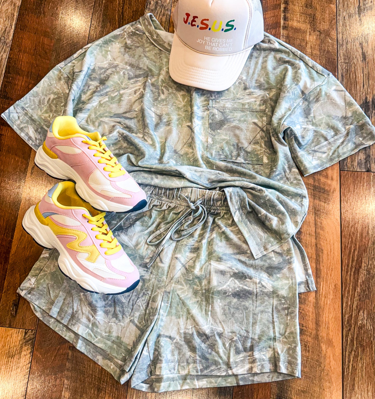 Knit Camo Set