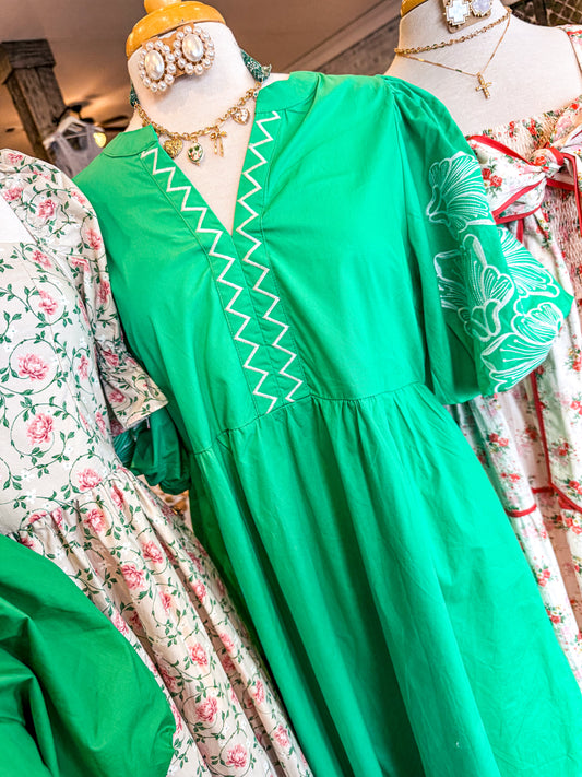 Puff Sleeve Babydoll Dress