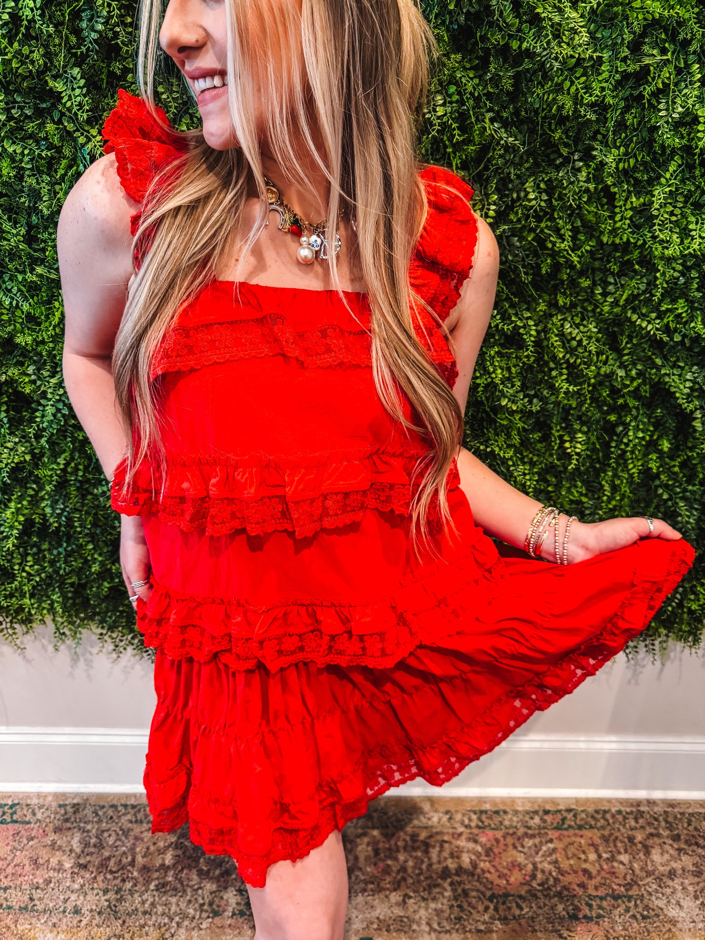 Tiered Mini Dress