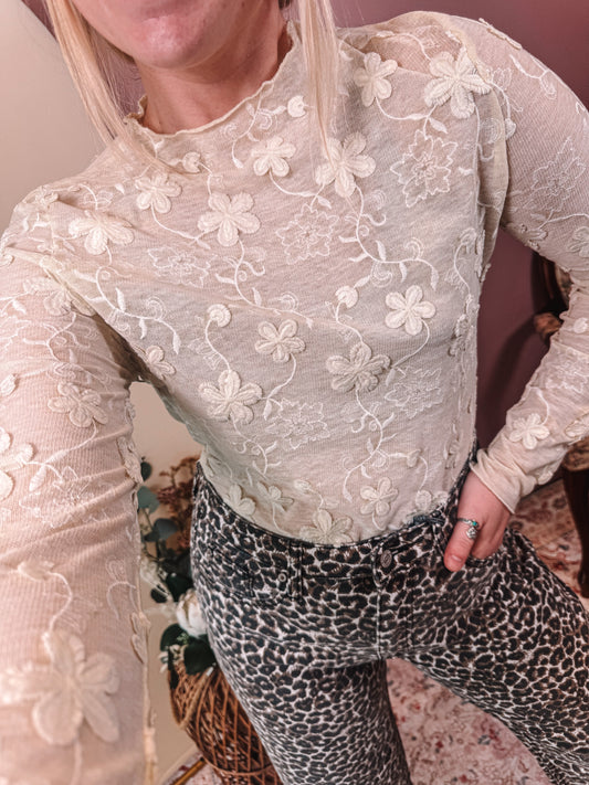 Floral Layering Top