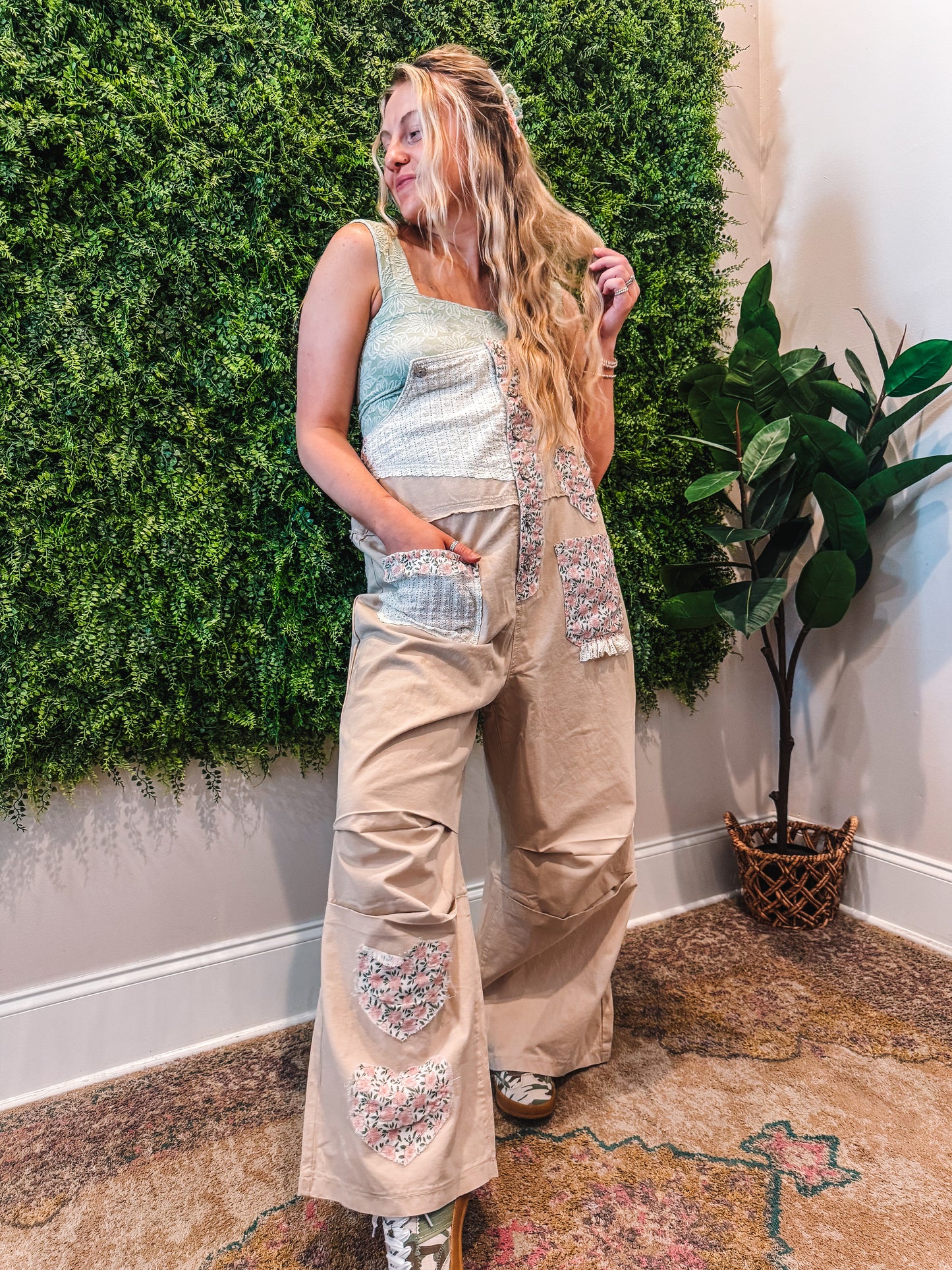 Petals & Pockets Overalls