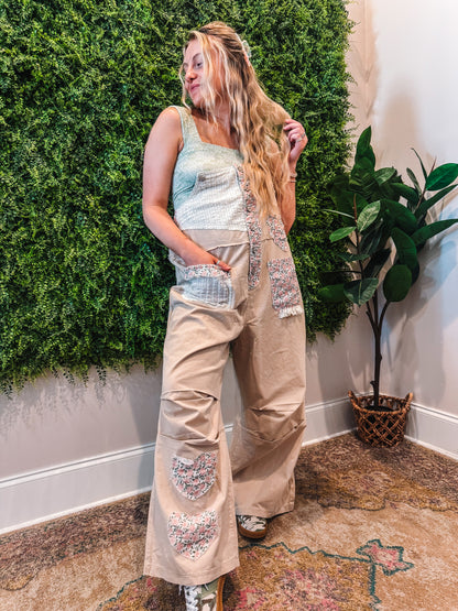 Petals & Pockets Overalls