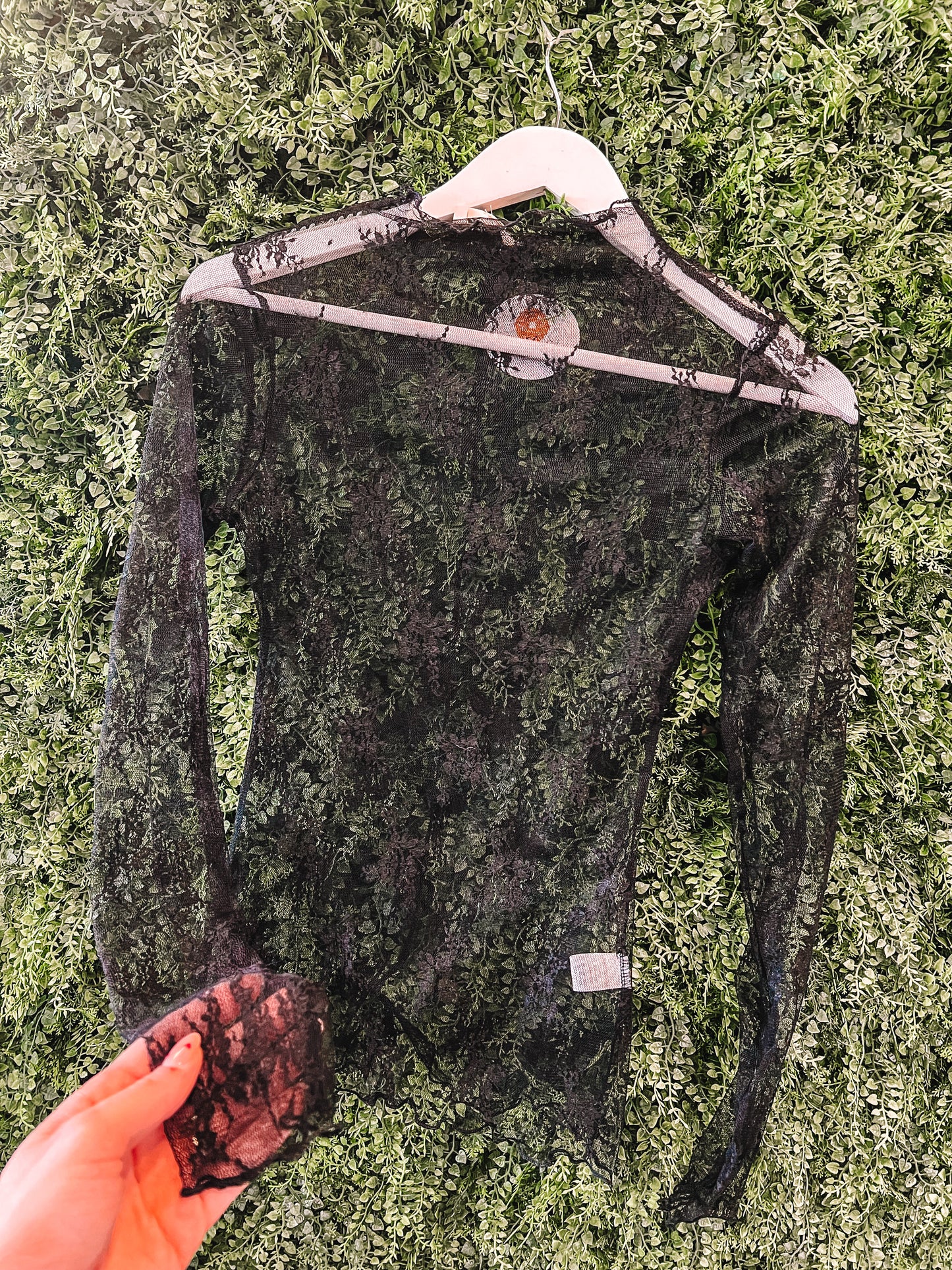 Lace Fitted Layering Top