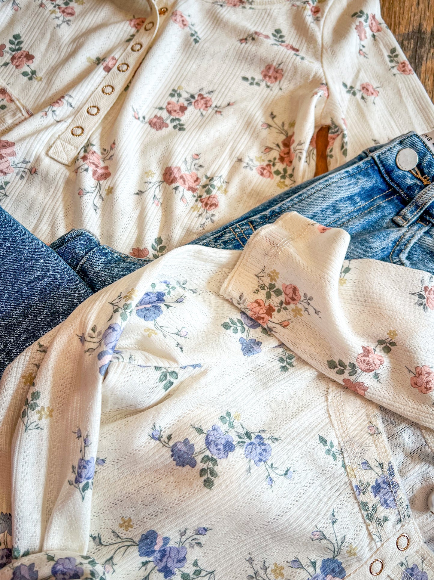 Floral Henley Top