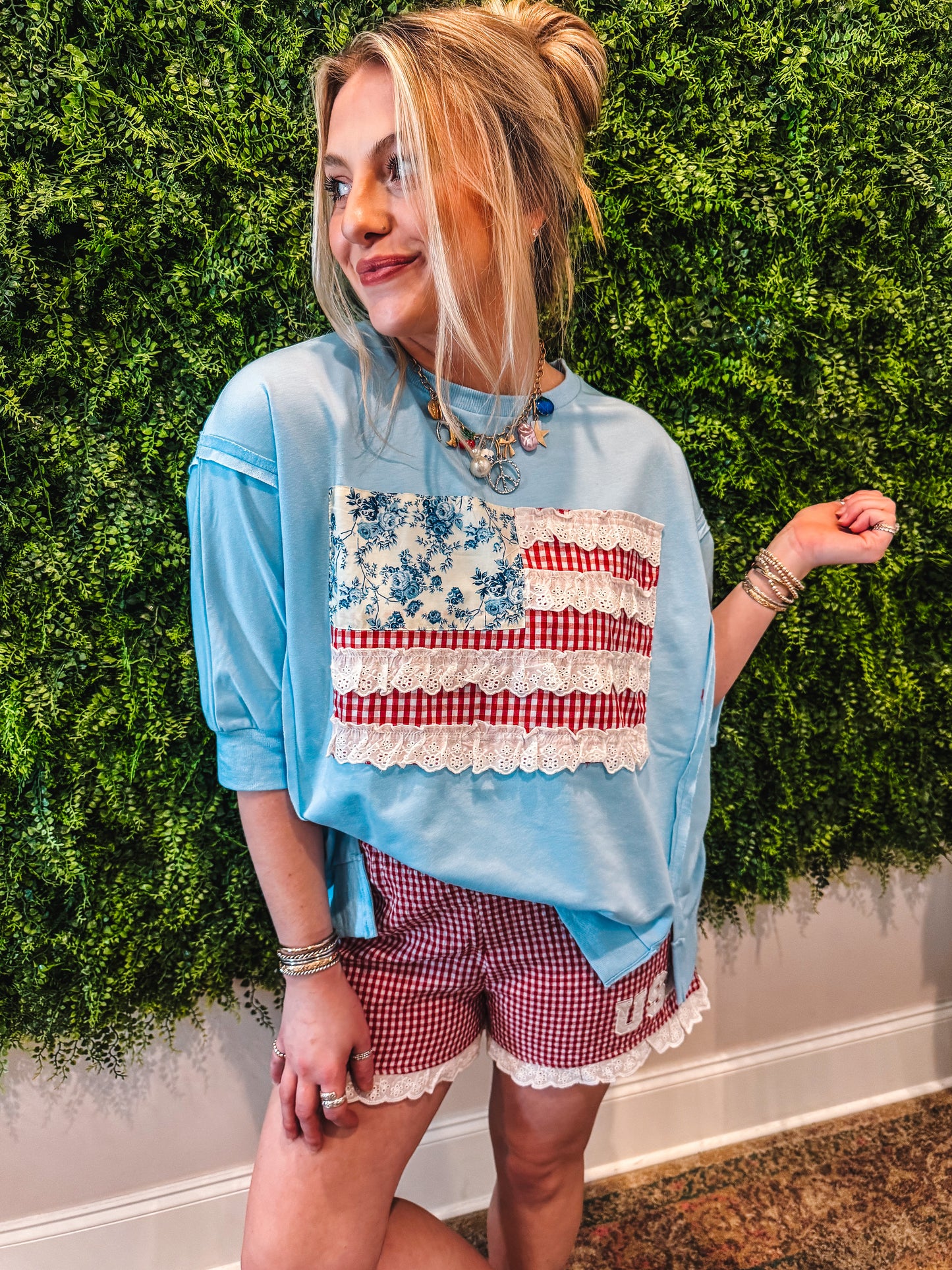 Liberty & Lace Patchwork Top