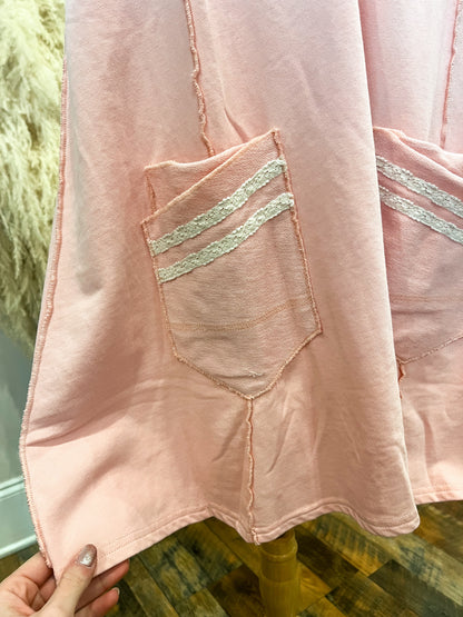 French Terry A-Line Dress