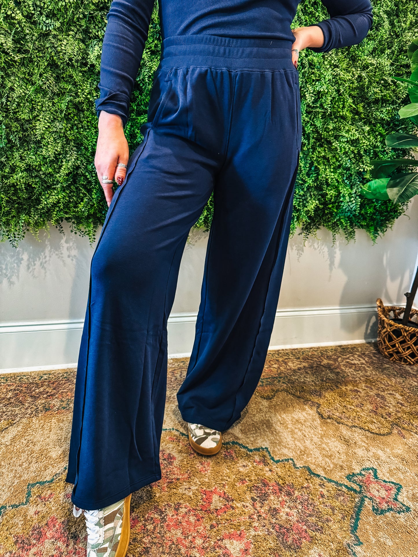 The Unwind Knit Pants 🤎💙