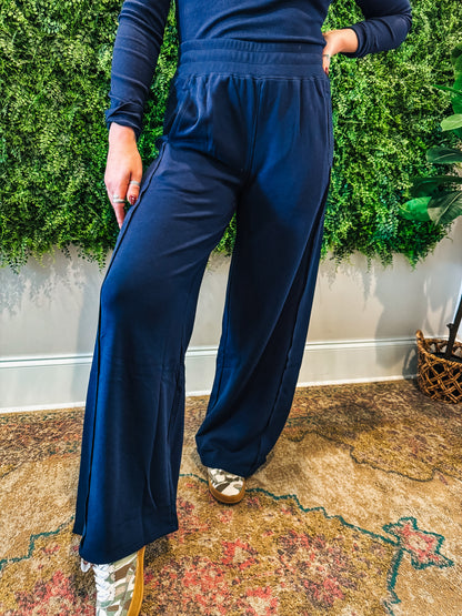The Unwind Knit Pants 🤎💙