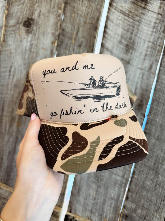 Fishin' in the Dark Trucker🌙🎣