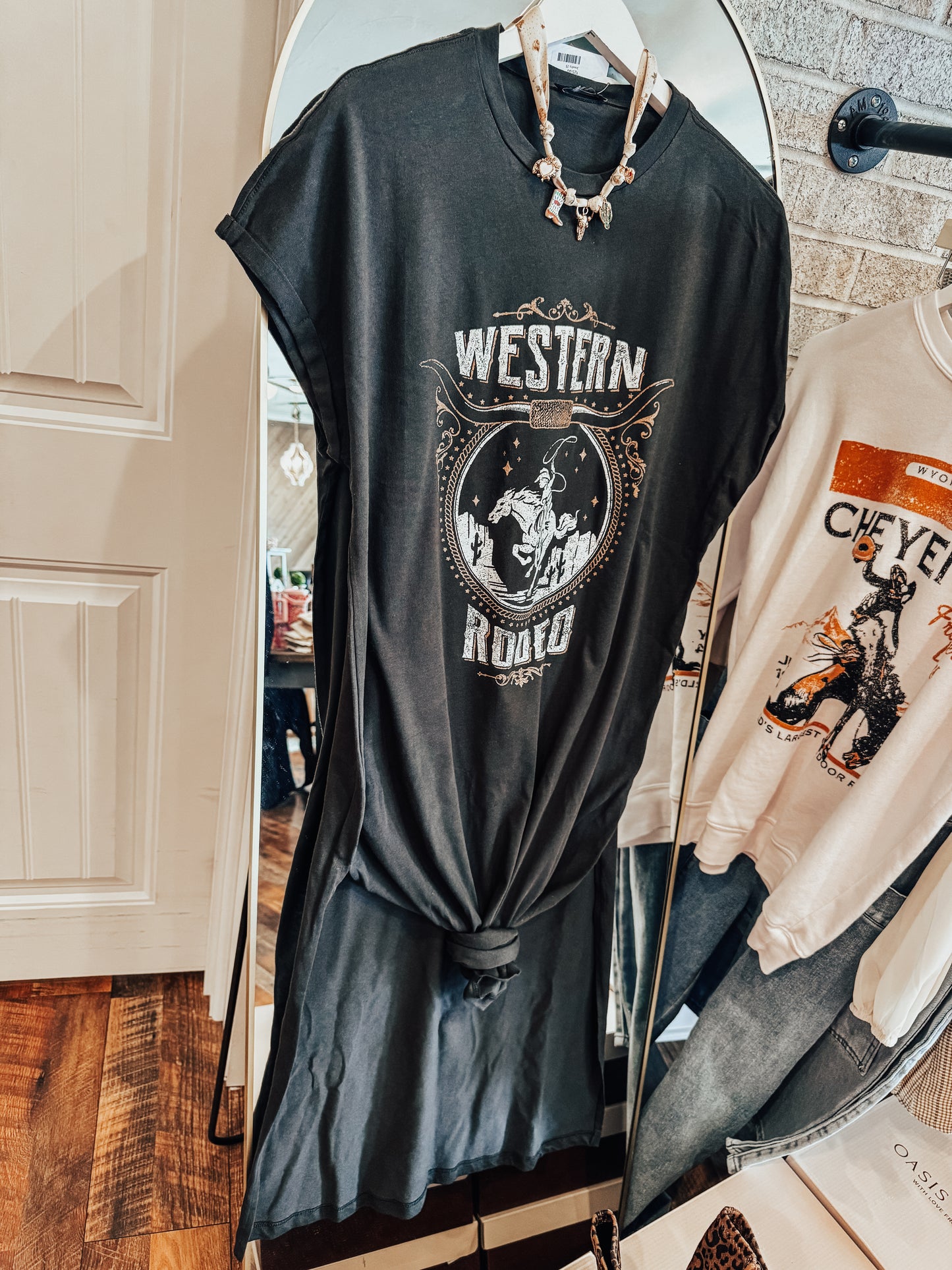 Western Rodeo T-shirt Dress