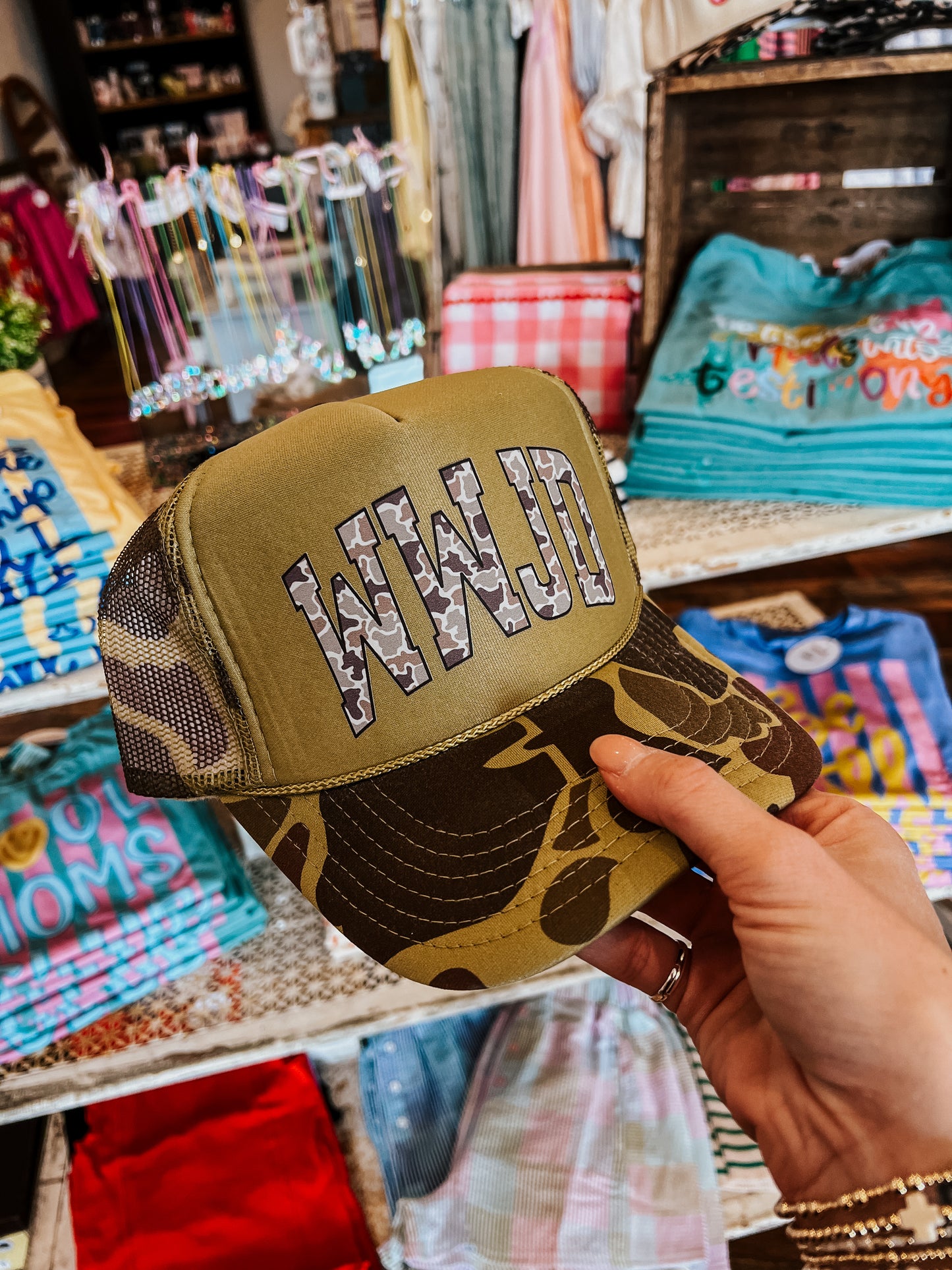 WWJD Camo Hat