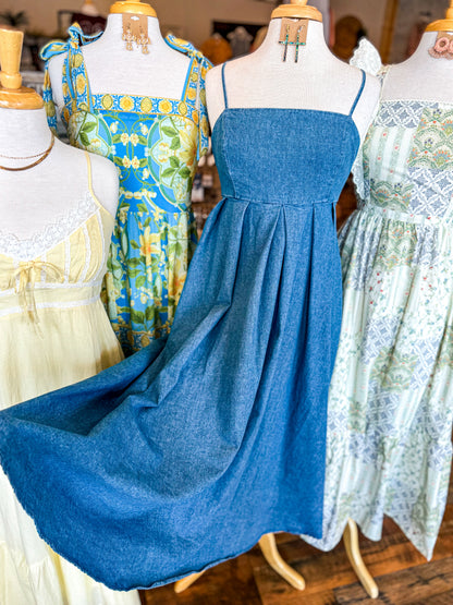 Denim Midi Dress