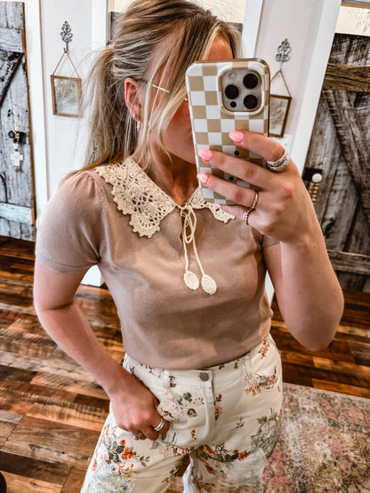 Vintage Charm Knit Top 🪡