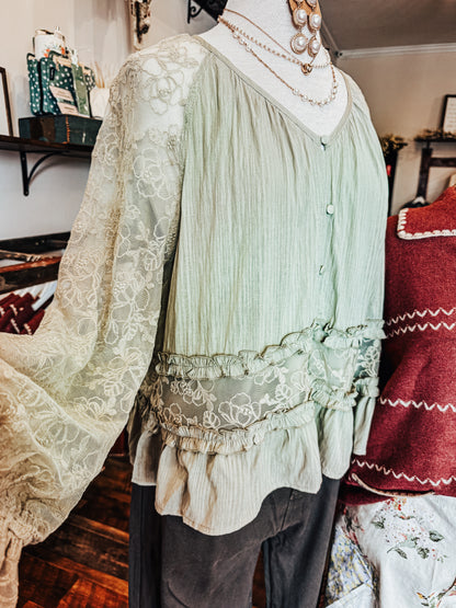 Olive Branch Blouse
