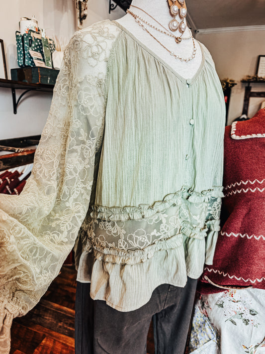 Olive Branch Blouse