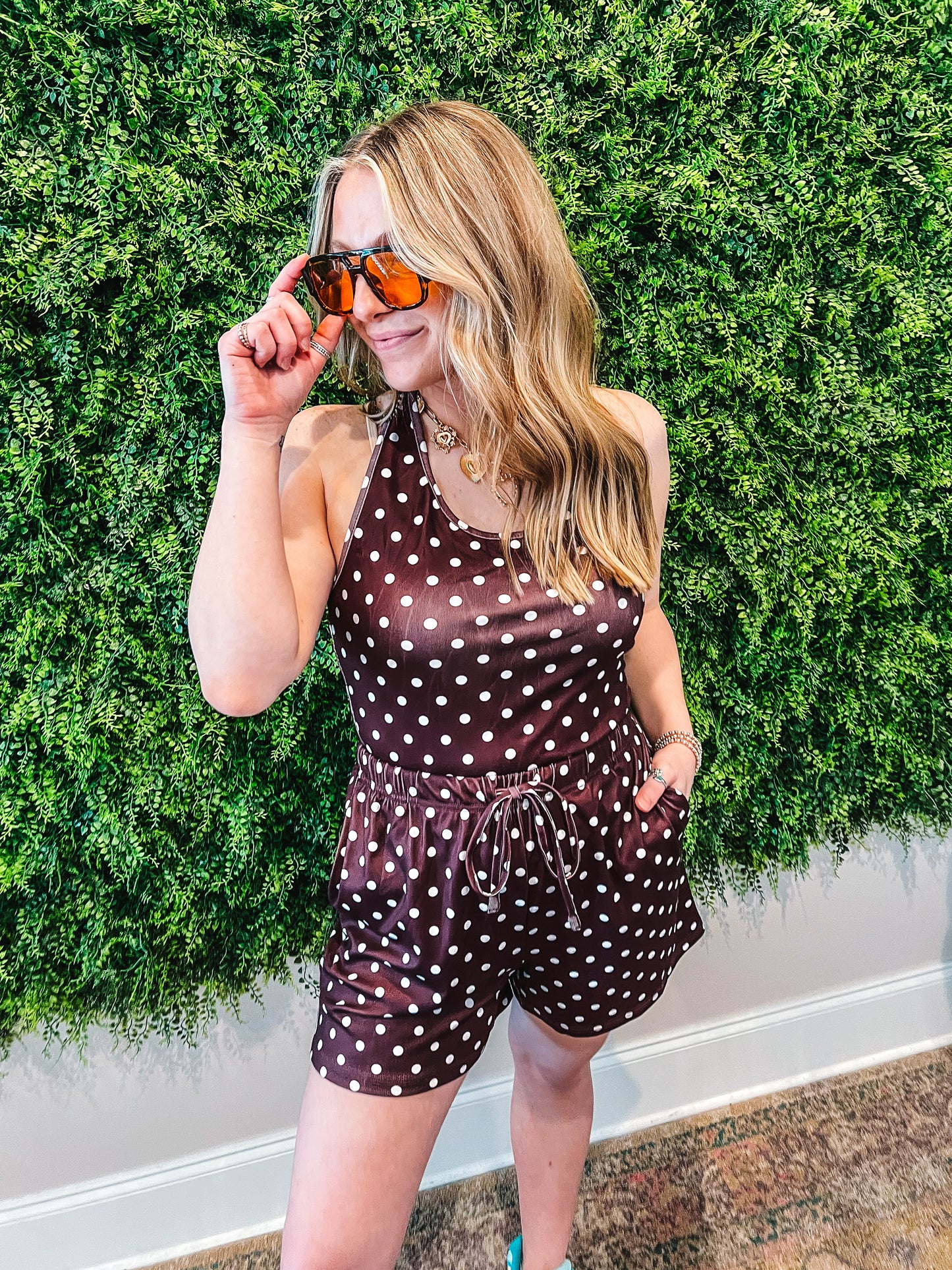 The Mocha Dot Lounge Set 🤎