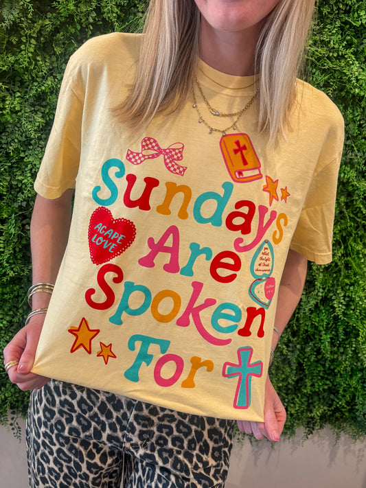 ⛪️ Sundays Are Spoken For Tee