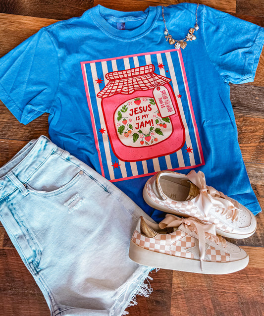Jesus Is My Jam Tee 🍓