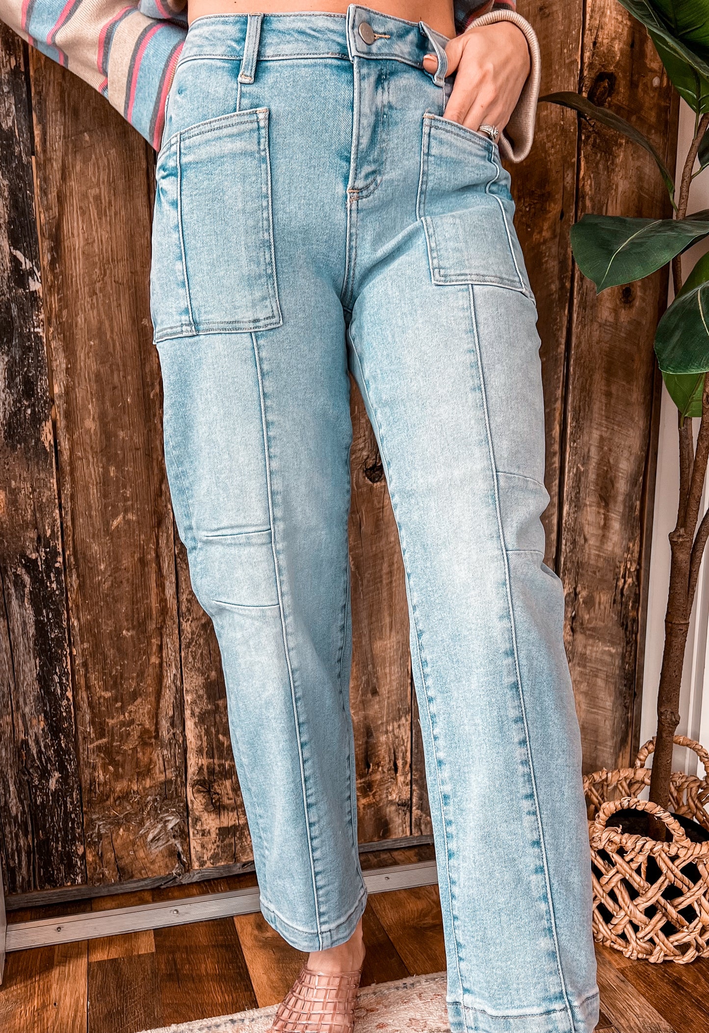 *Curvy* Slouchy Ankle Boyfriend Jeans