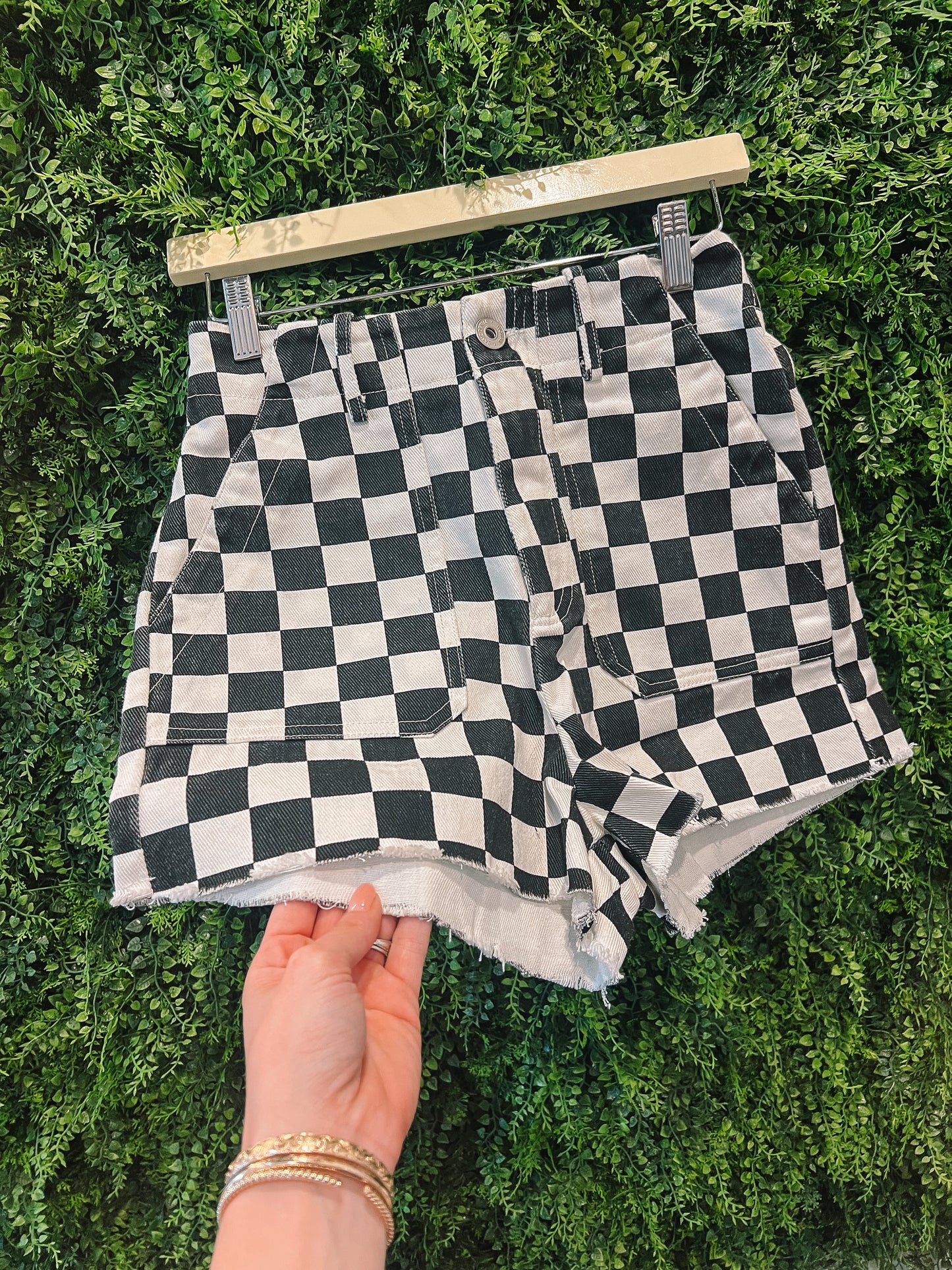 Checkered Shorts