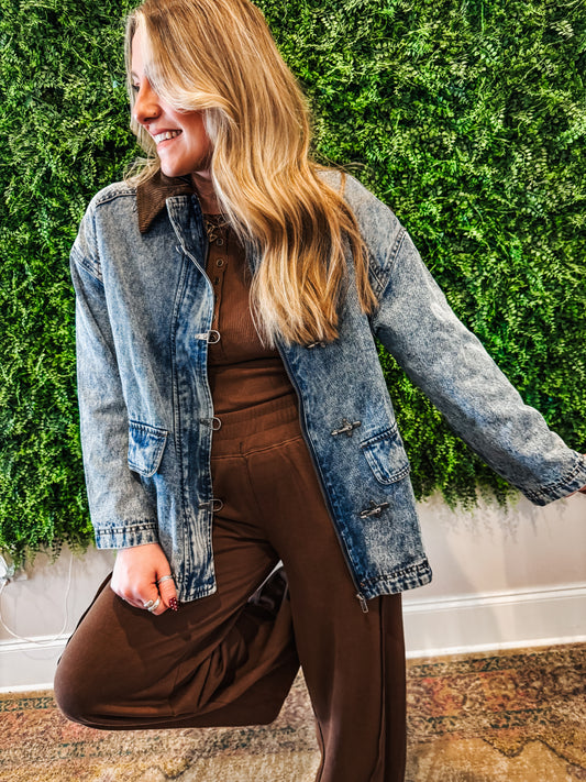 The Backroads Denim Jacket 🤎