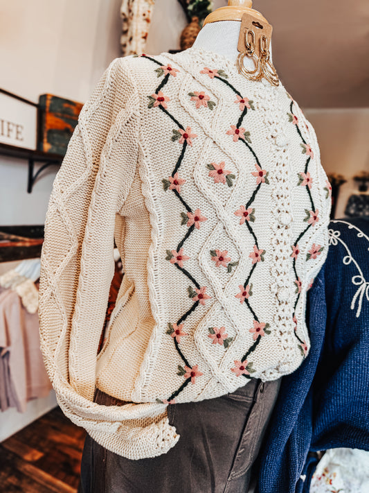 Timeless Blooms Cardigan 🌷