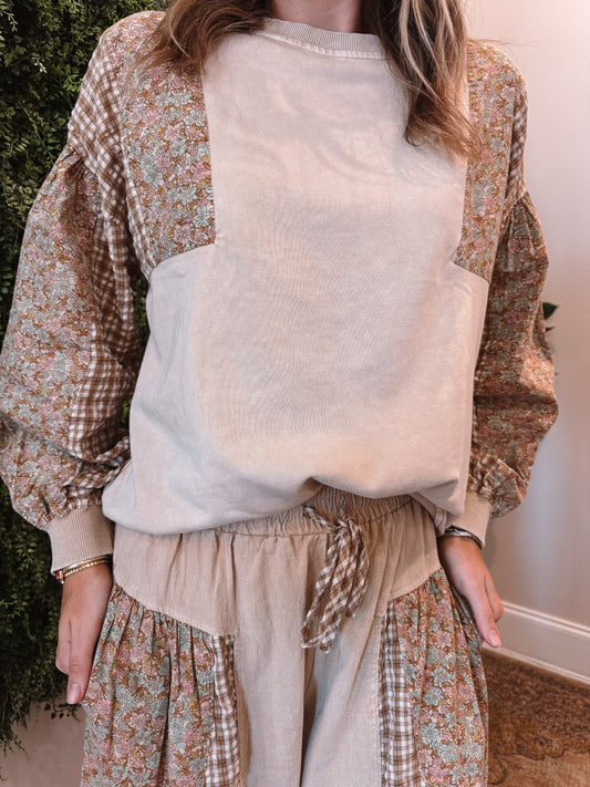Patchwork Petals Top