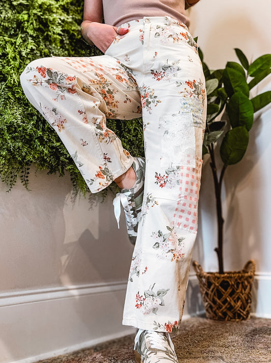 Petals & Patchwork Pants 🌼