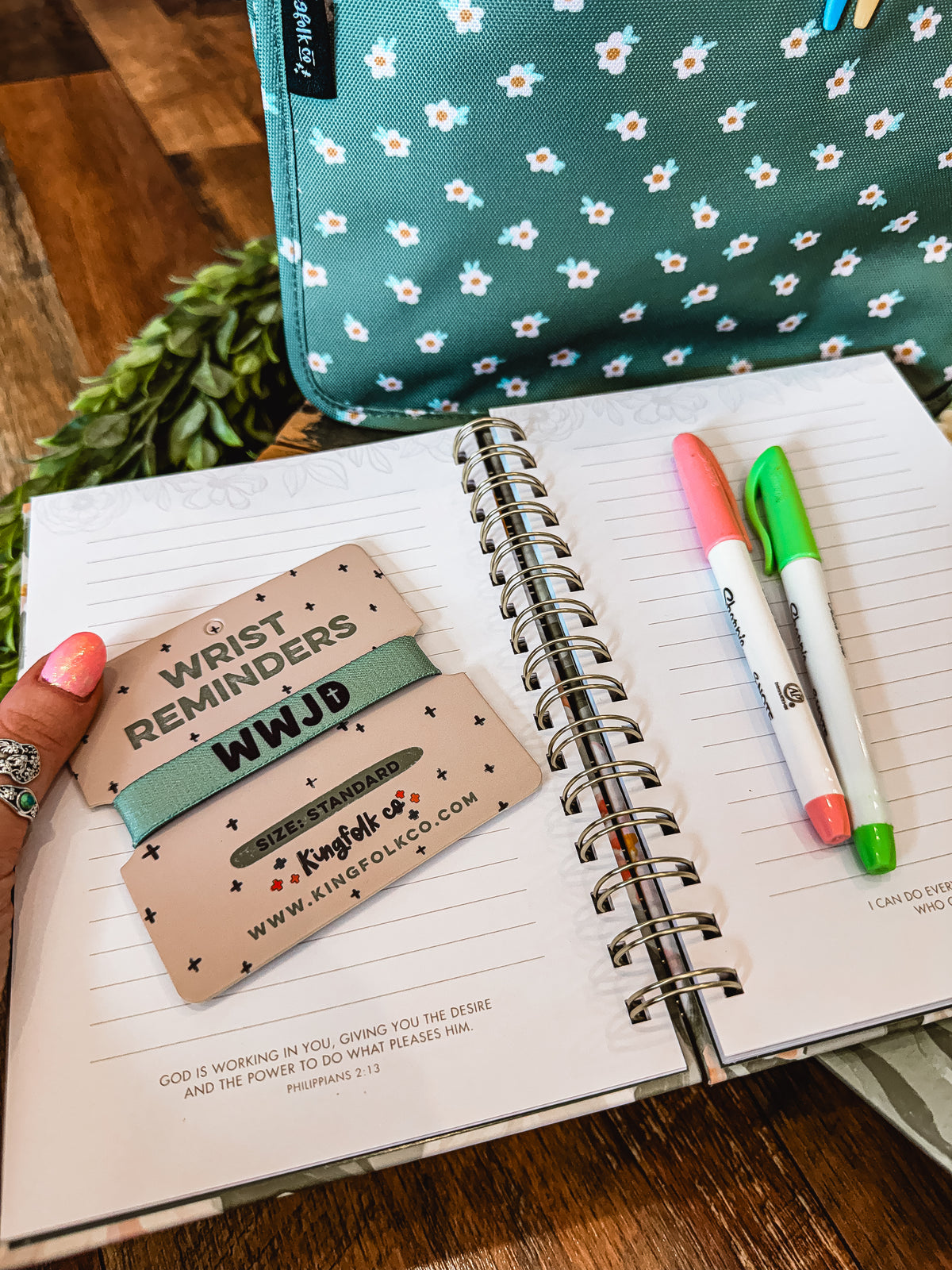 Psalm 23:3 Spiral Notebook