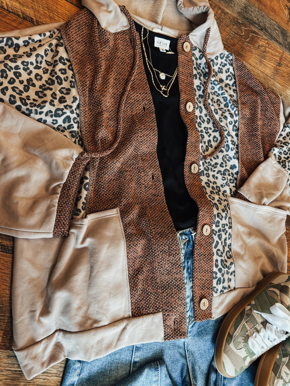 Wild Side Color Block Top/Jacket